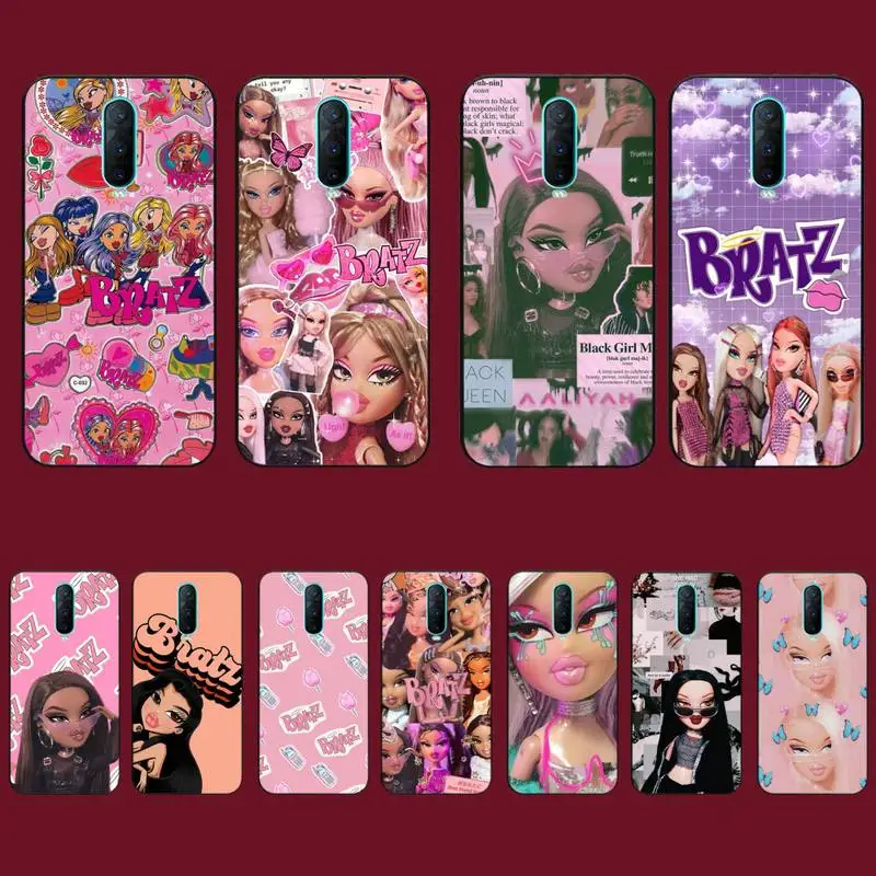 

Cute lovely Doll Bratz Girl Phone Case for Vivo Y91C Y11 17 19 17 67 81 Oppo A9 2020 Realme c3