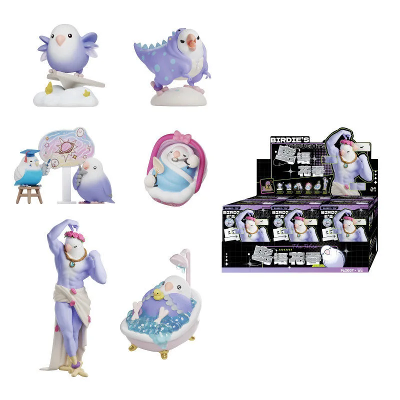 Фото Коллекционная фигурка Little Bird Taro Balls из серии 4th Birds Singing & Flowers Fragrant: Модель игрушки «Птица любви» (Blind Box) №4
