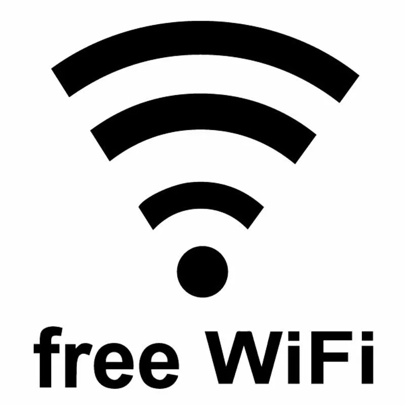 

Free WiFi Die-Cut Vinyl Decal Car Sticker Waterproof Auto Decoration for Car Body Bumper Rear Window N224