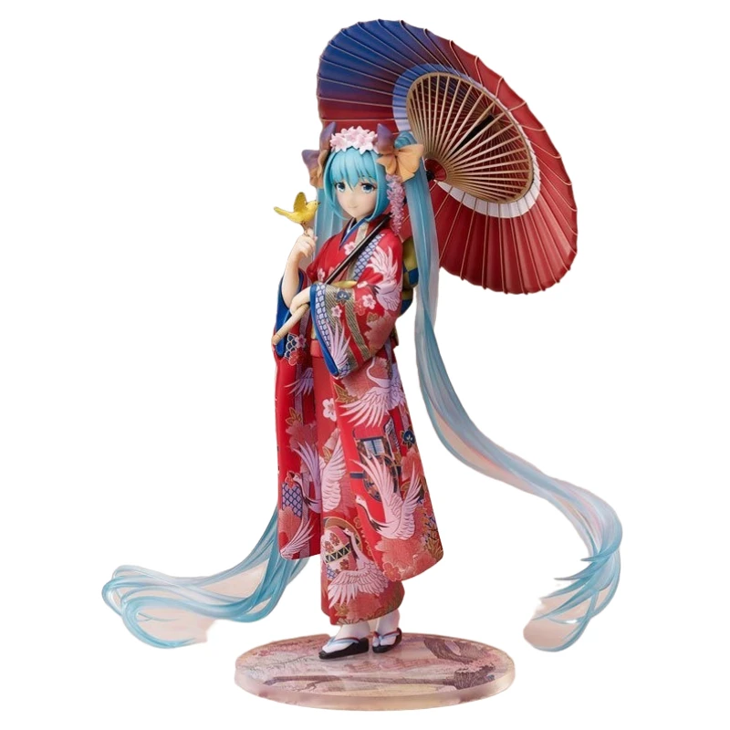 

Bandai Hatsune Miku 23cm Kimono Series Anime Model Toys Are The Best Choice For Gifts Or Collections