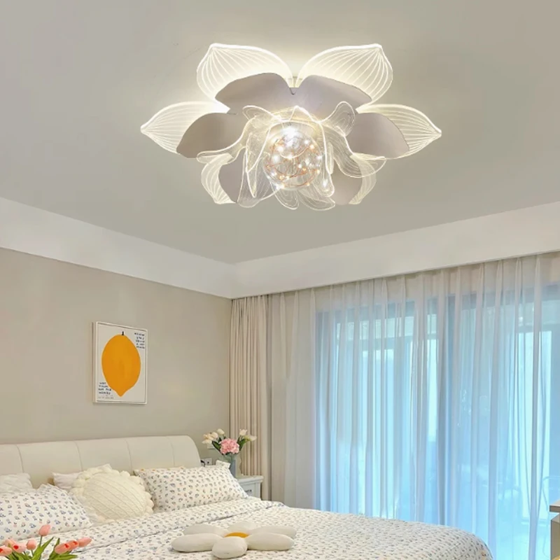 Креативный потолочный светильник для спальни со звездным небом светодиодный с