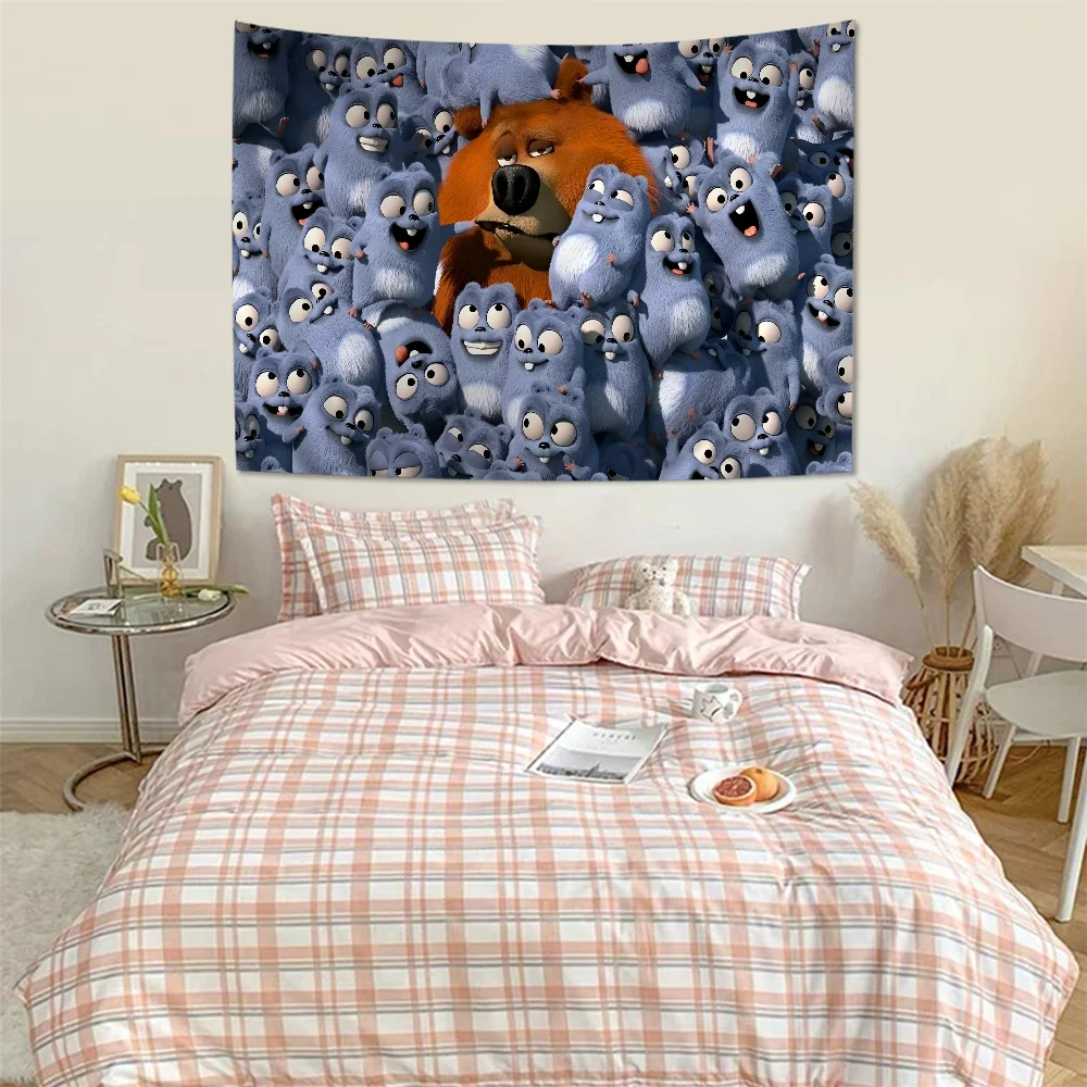 G-Grizzy A-And T-L-Lemmings аниме гобелен искусство научная фантастика комната домашний