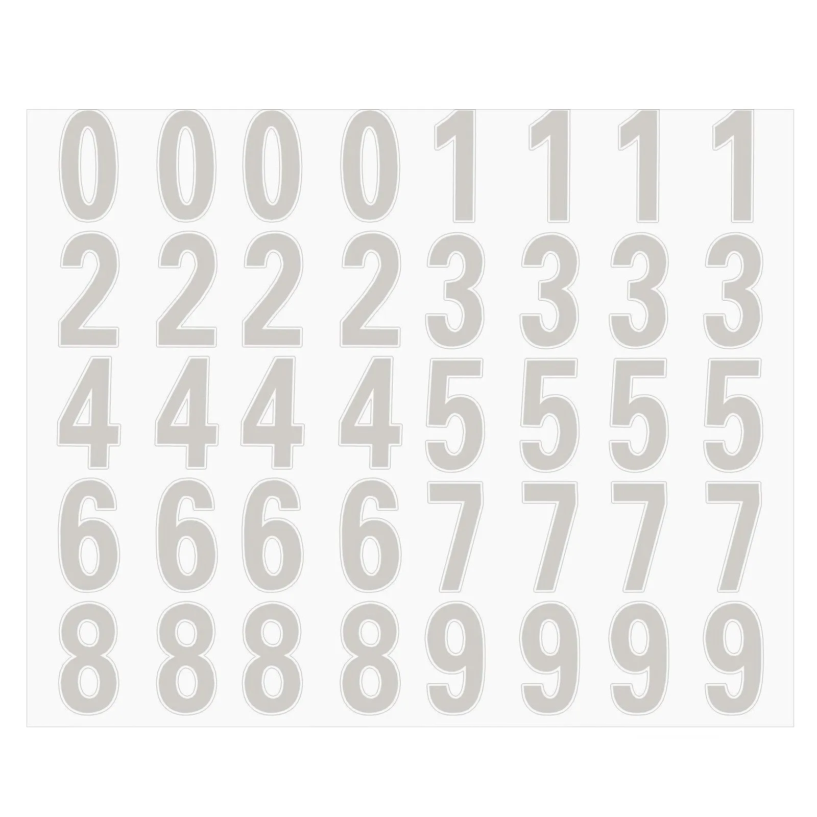 4 шт./упаковка 3-дюймовые светоотражающие наклейки в виде почтовых ящиков