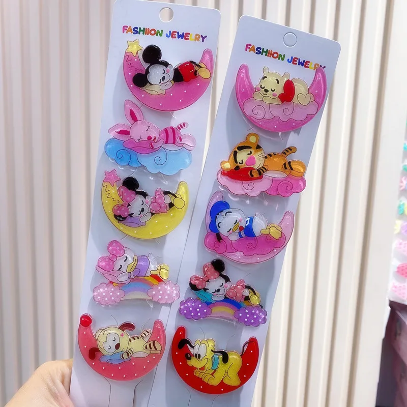 

Детская заколка для волос Disney акриловая Милая челка Микки Маус