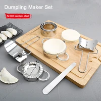 dumpling tool 304 stainless steel dumpling maker set kneading dumpling skin mold home kitchen stainless steel dumpling maker