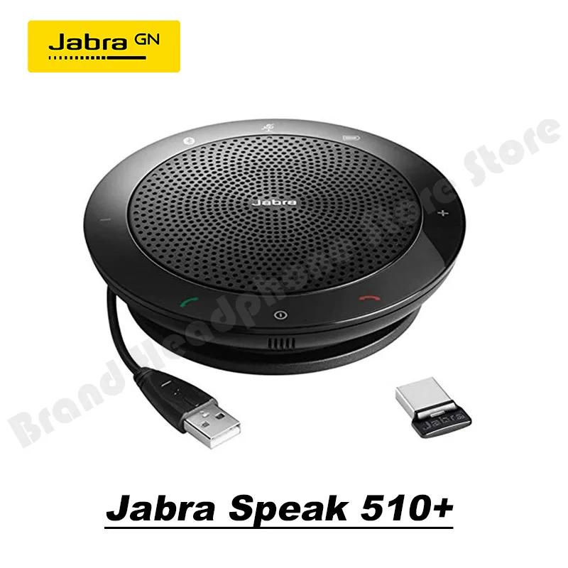 

100% Original Jabra Speak 510+ UC/MS Wireless Bluetooth/USB Speaker for Softphone /for Computer Speaker for Meeting Link 380 USB