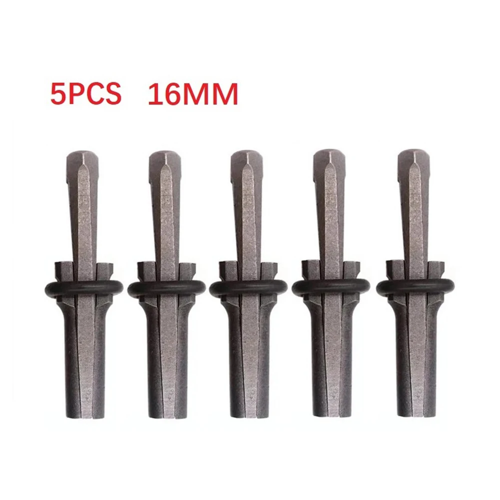 

5PCS/Set Stone Splitting Tool Stone Splitter Metal Plug Wedges And Feathers Shims Concrete Rock Splitters Hand Tool 16mm