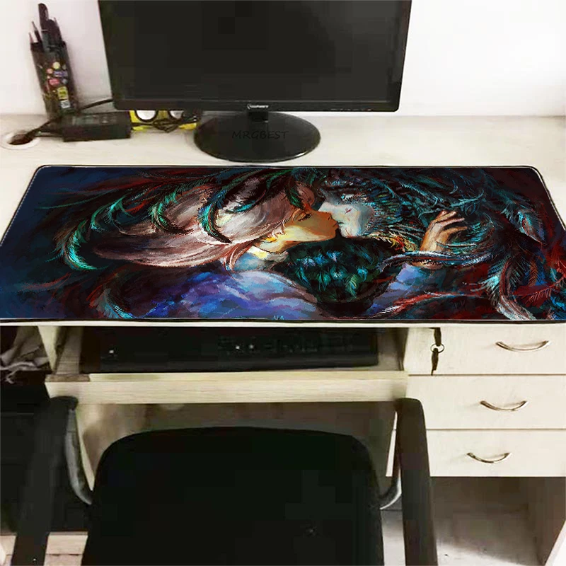 Anime Howl's Moving Castle mouse mats keyboard pc accessories desk pad Computer mat Office carpet nootbook gamer mousepad speed |