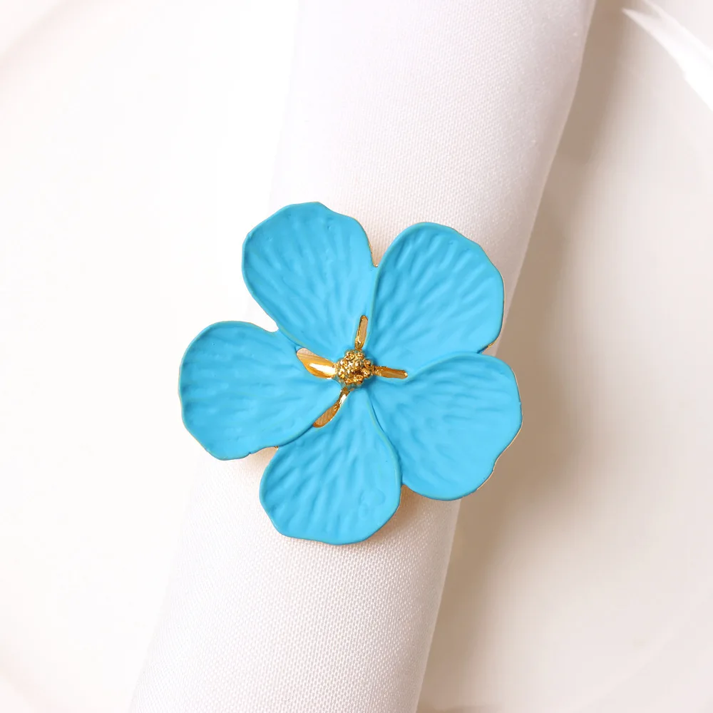 Простая металлическая пряжка для салфеток украшение гостиничного стола кольцо