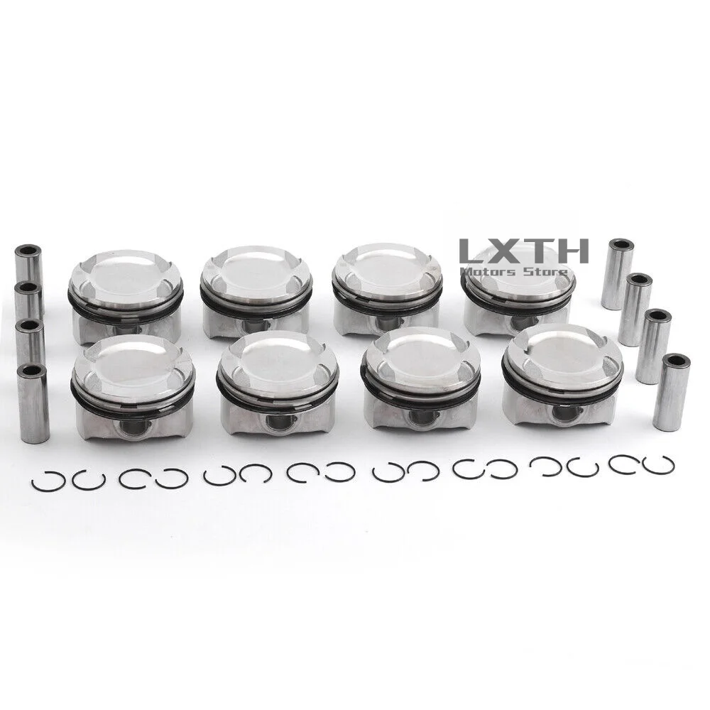 Набор 8 поршней и колец STD A 11257613626 11257574822 11257576475 Для BMW 550i 750i X5 F10 F02 F07 E70 E71 N63B44A 4