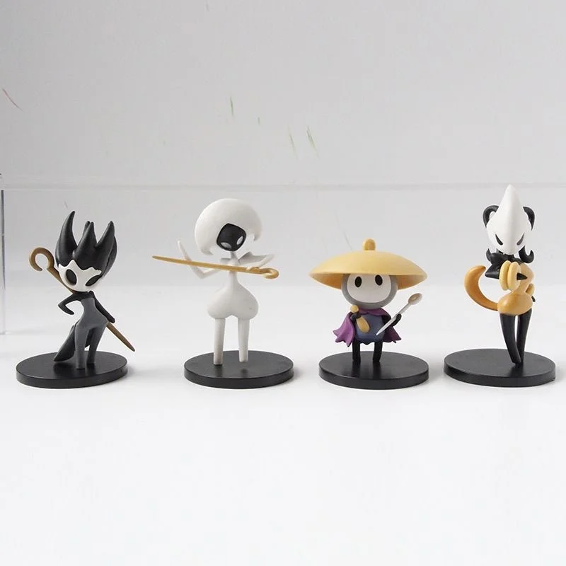 Фото Набор из 6 фигурок Hollow Knight 2: Аниме-персонажи Мейра и Шэдоу ‌   Корнифер-белка ‌   Коллекционные модели из ПВХ, украшения для рабочего стола, подарки №4
