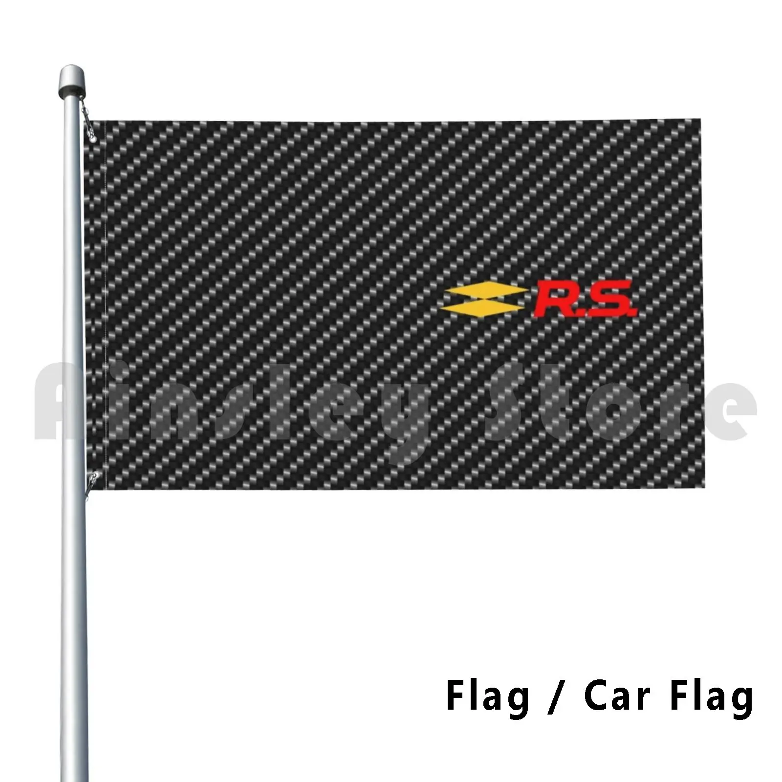 

Rs Outdoor Decor Flag Car Flag Sport Logo Symbol Line Cars Clio Car Sports Rs Carbon Rally Speed