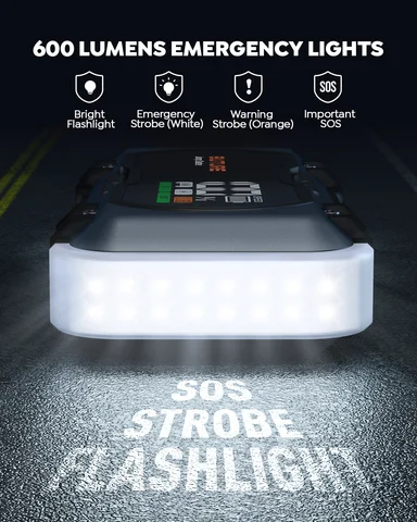 BUTURE Power Bank 6000A Jump Starter Портативное зарядное устройство Автомобильный усилитель 12 В Автоматическое пусковое устройство Аварийный автомобильный аккумулятор Стартер