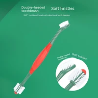 pet toothpaste toothbrush set 360 degree dog toothbrush cat toothbrush finger set dog toothpaste oral cleaning pet supplies