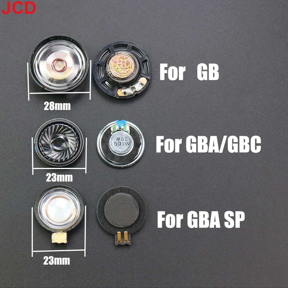 JCD 1Pcs 23mm 28mm Louder Speaker For Gameboy Color Advance GBC GBA for Gameboy Advance SP GBA SP LoudSpeaker