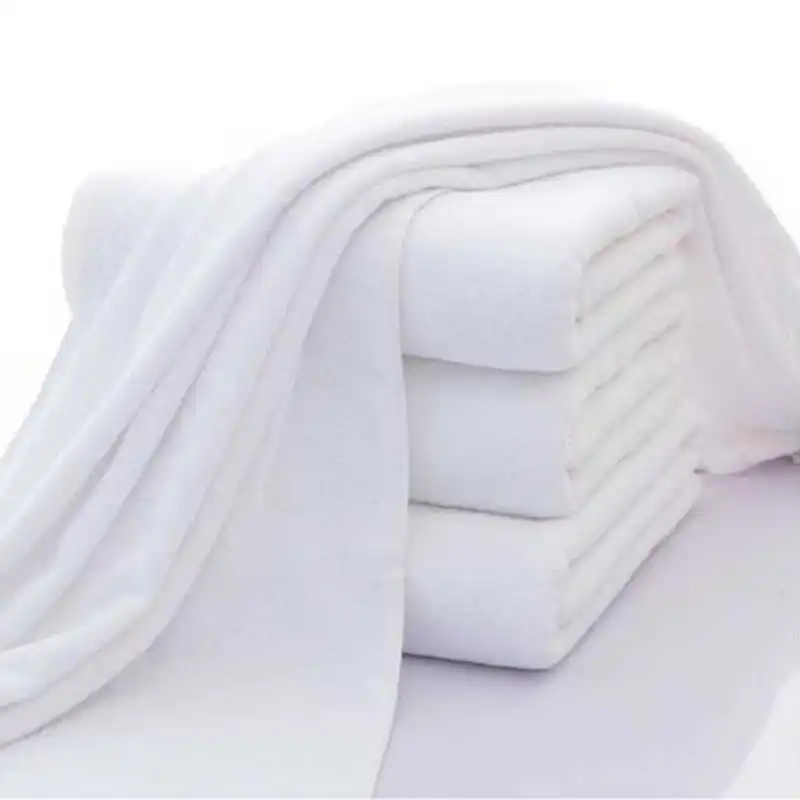 100% хлопок полотенце для лица в ванной белая махровая мочалка толстая тяжелая