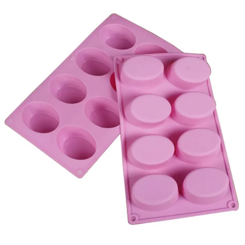 

NEW2023 Multi-function Soap Molds Handmade Craft Soap Making Oval Moule Savon Pudding Candy Mold
