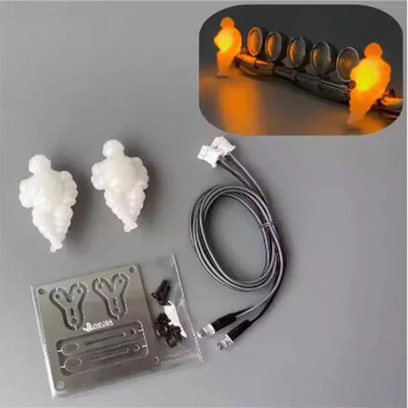 JUWUBA моделирование крыши светящиеся куклы для кукол Michelin игрушки 1/14 Tamiya Rc