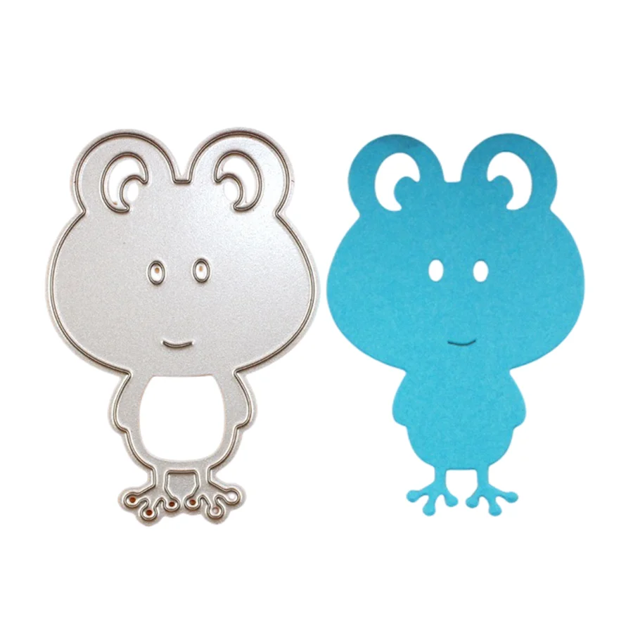 

YLCD077 Frog Metal Cutting Dies For Scrapbooking Template DIY Cards Album Decorative Embossing Folder Die Cuts Cutter Stencils