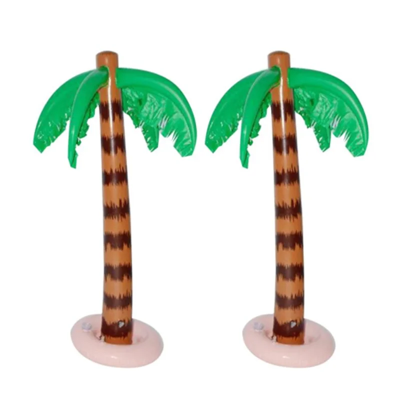 

90 см Надувное кокосовое дерево, детская игрушка для ванны, пляжный бассейн, вечеринка, яркая забавная большая игрушка в джунглях, летнее иск...