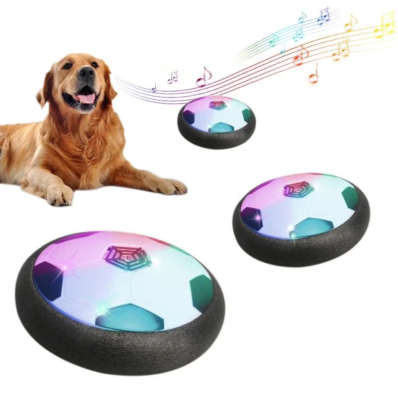 Игрушки для собак, самовращающийся мяч для тренировок на открытом воздухе, собака, музыкальный футбольный мяч, Забавный Электронный футбольный мяч с детской музыкой
