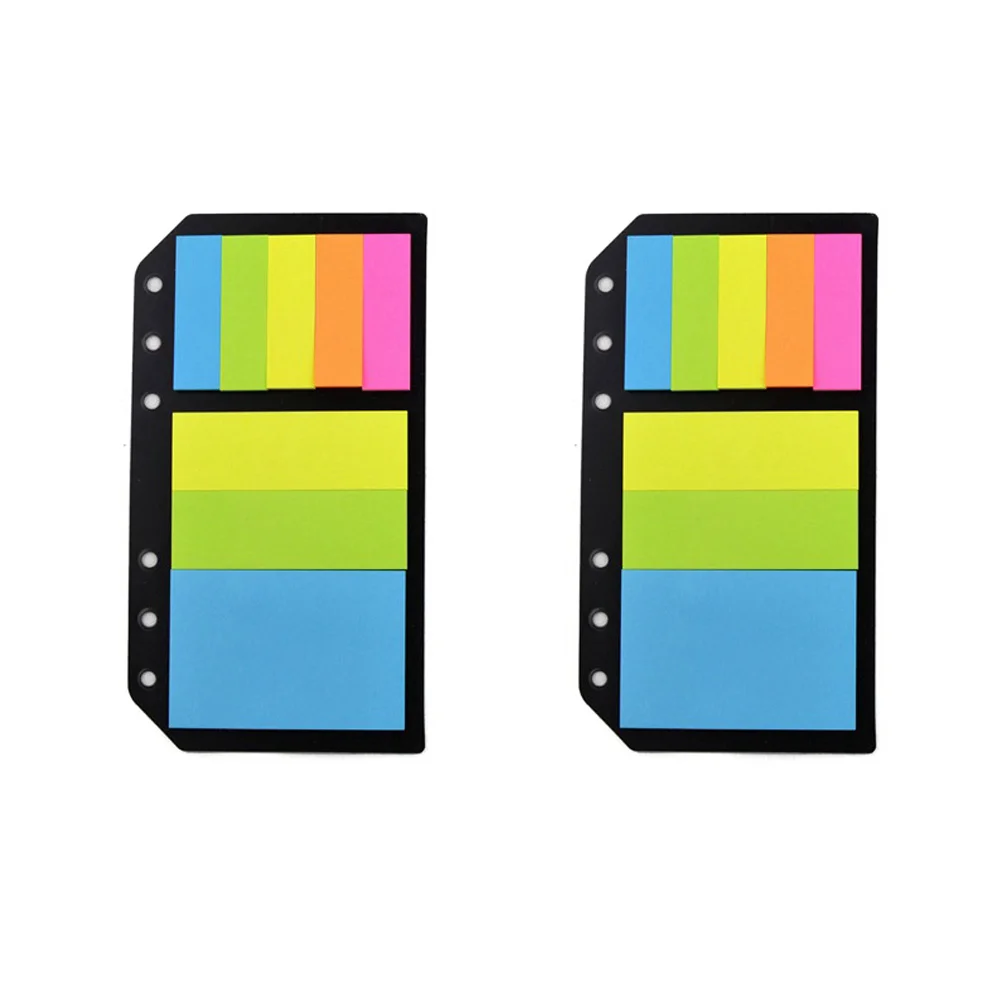 

2 Books A6 Portable Sticky Tabs Multi-function Sticky Flags Household Book Tabs