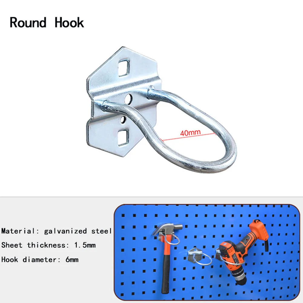 

1 Pcs Hole Board Hook Wall-Mounted Storage Rack Hanger Hook Hardware Tool For Home Decoration Accessories