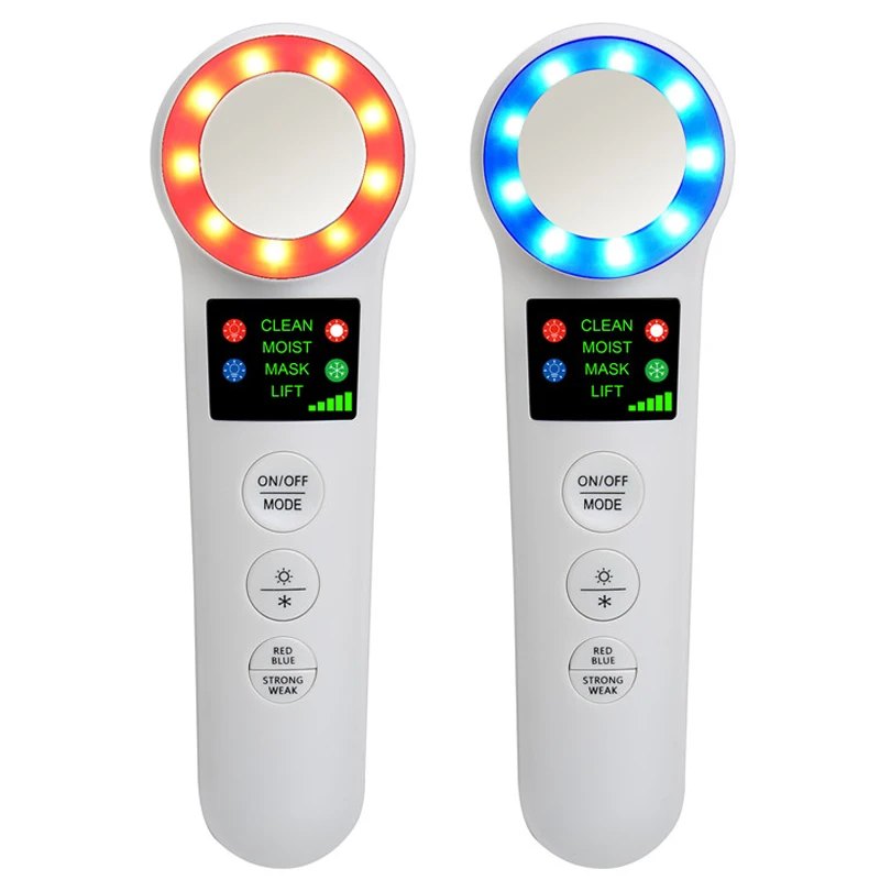 7 в 1 устройство для подтяжки лица ультразвуковое радиочастотной идентификации