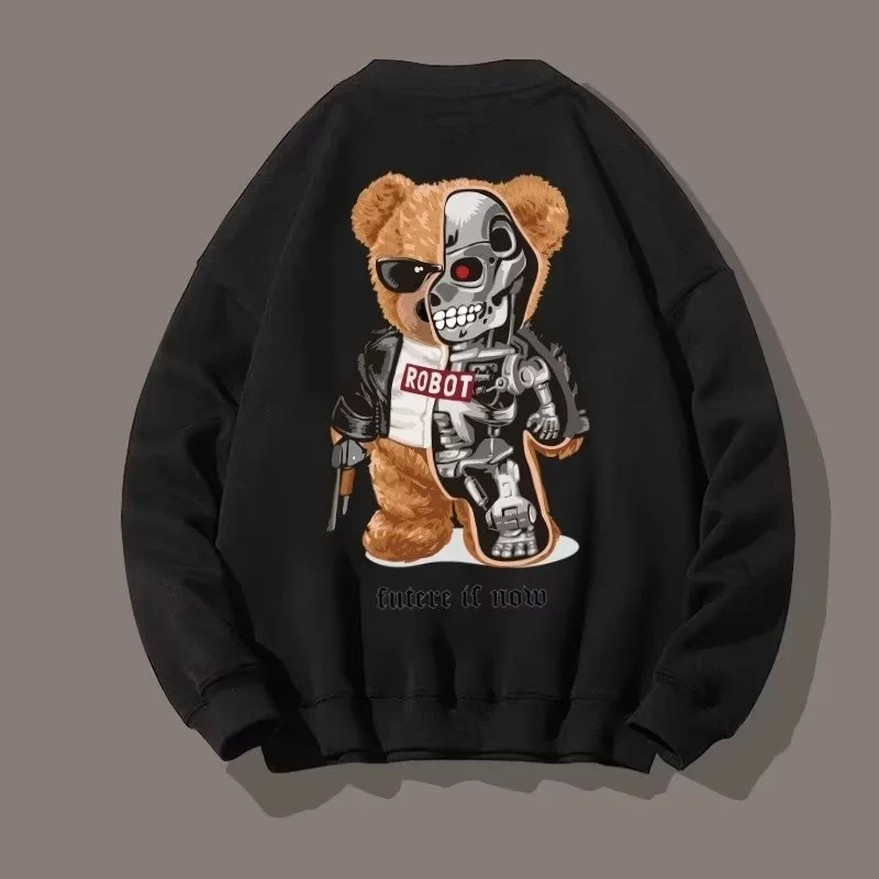 

Spring Autumn Long Sleeve Men's Hoodie Fashion Streetwear Printing Pullover Men Casual Men Clothing Harajuku Sweatshirts Men