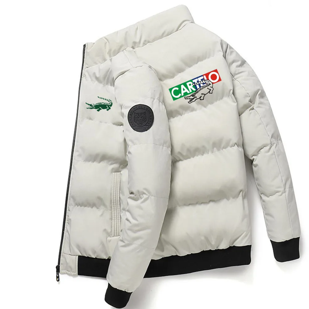 2022 new CARTELO men's padded jacket fashion thickening simple winter padded jacket youth men's jacket