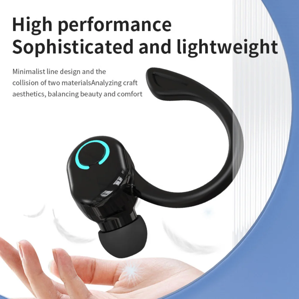 Фото Bluetooth-гарнитура V5.2 беспроводная водонепроницаемая с высоким разрешением №3