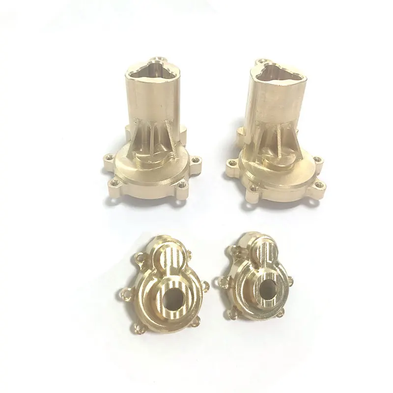 

RER11407 Brass Rear Outer Portal Housing Set for 1/10 RC Crawler Car Redcat GEN8 Scout II RER11334