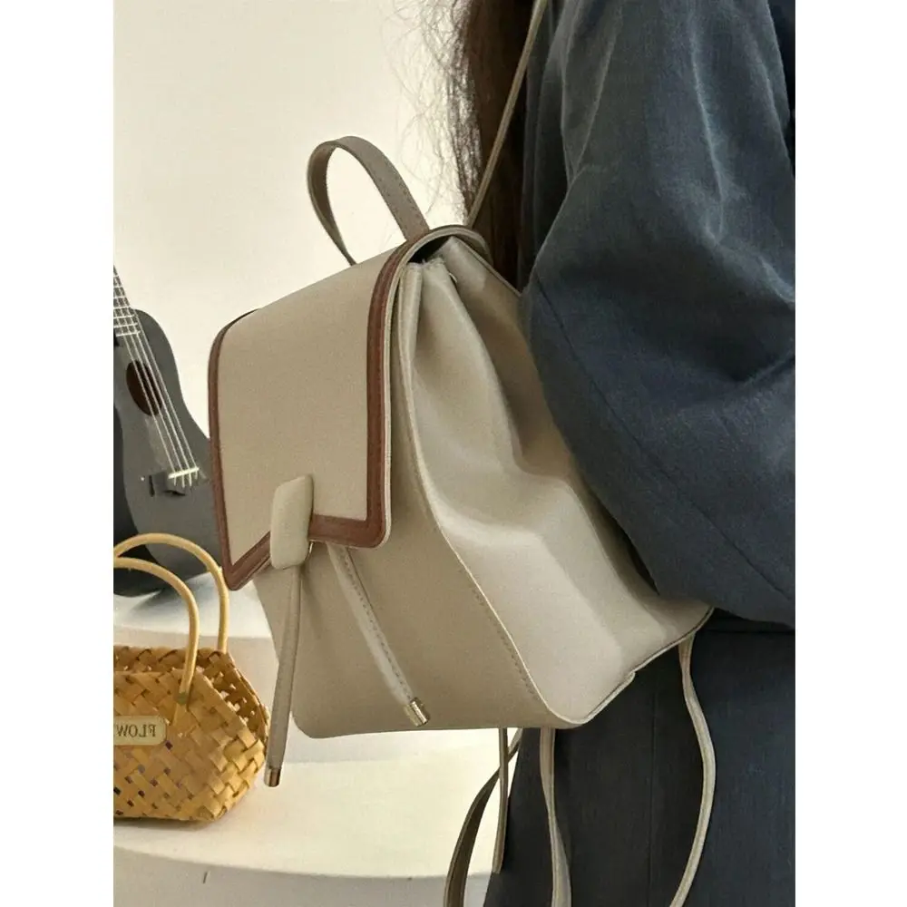 Повседневные сумки на плечо контрастных цветов вместительные школьные портфели