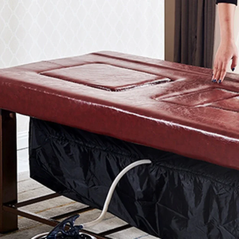 Спа-эстетик массажный стол портативный для ногтей деревянный осмотр Lettino Estetista