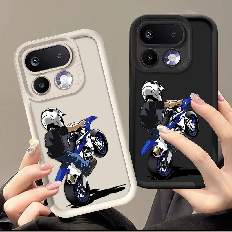 Фото Гибкий силиконовый чехол для Realme 16 Pro 16T 5G, защитный чехол с ударопрочным принтом Motocyber. №1