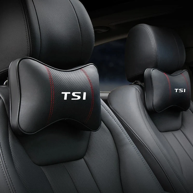 Фото Подушка-накладка на ремень безопасности для Volkswagen TSI VW Golf 4 5 6 7 Passat B5 B6 B7 Polo Touran Tiguan CC Bora, подушка для головы и шеи №2