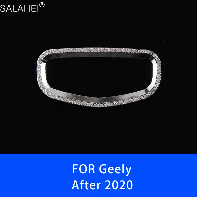 

1 Pc Car Styling Steering Wheel Diamond Sticker Decoration For Geely Pro Azkarra Atlas 2015-2022 2023 Auto Interior Accessories