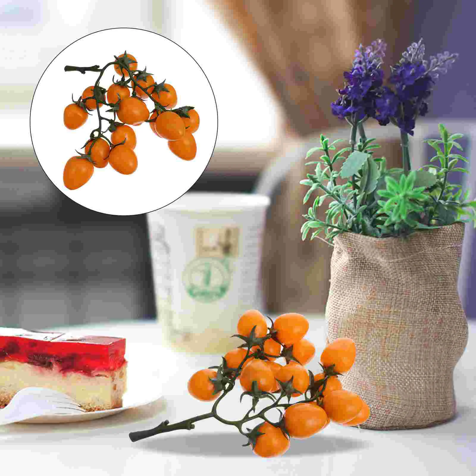 Осенние имитация фруктовых шампуров пенопластовый реквизит офисный декор с