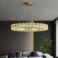 light luxury living room chandelier post modern crystal bedroom study chandelier creative dimming indoor lighting chandelier