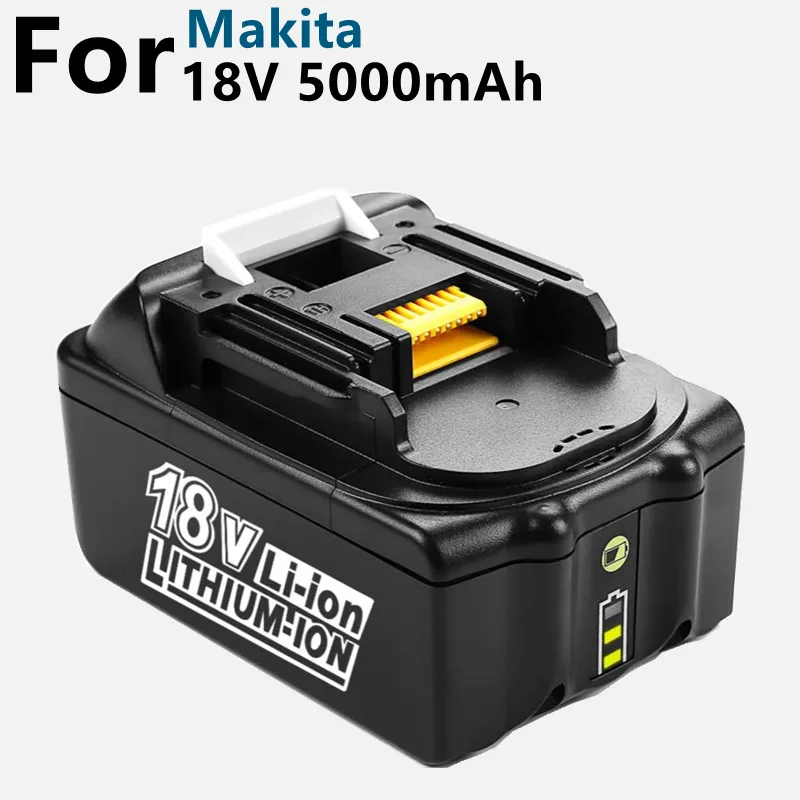 

18V 5000mAh Li-ion Replacement Battery for Makita 18V BL1850B BL1830 BL1840 BL1850 BL1860 BL1815 BL1820 BL1845