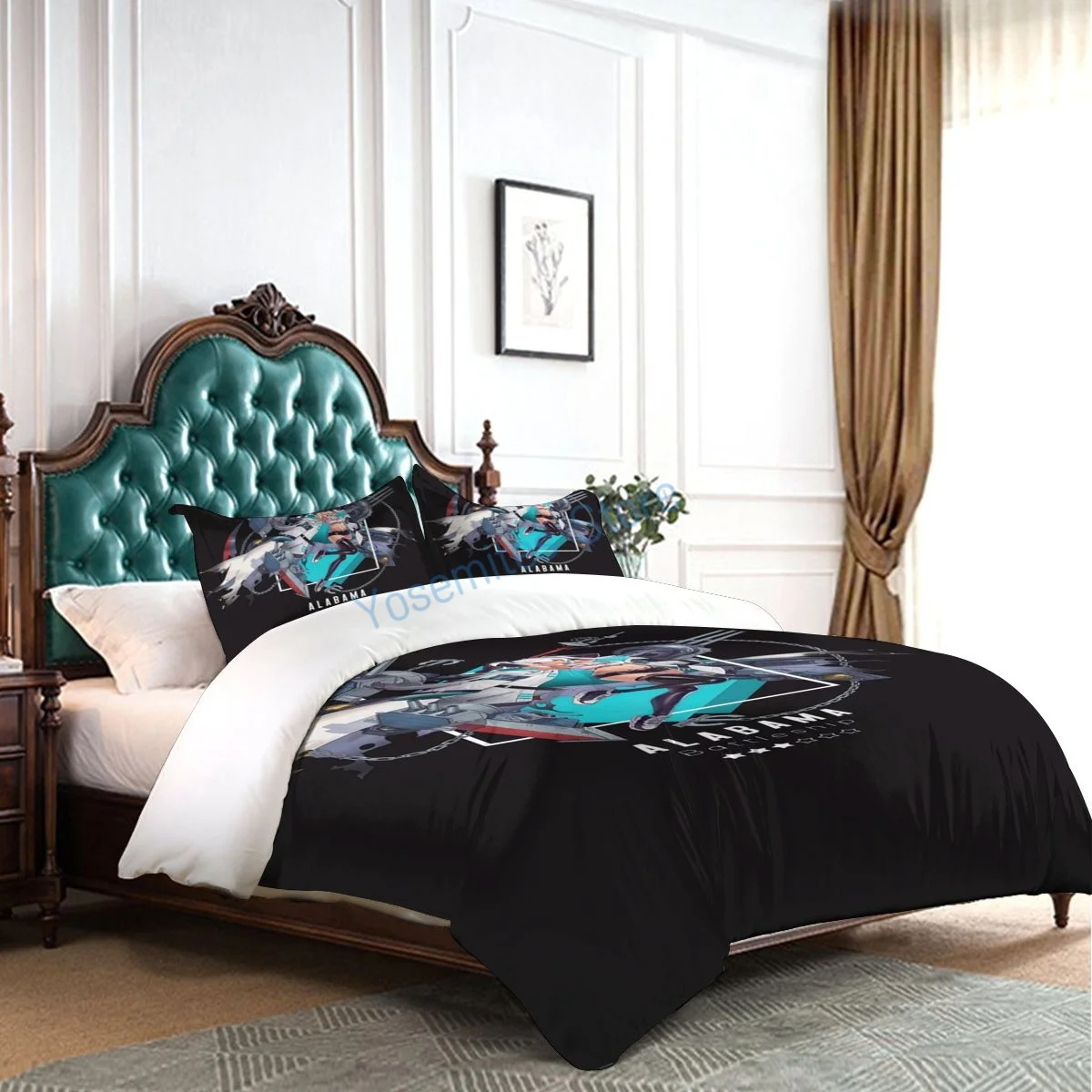 Комплект постельного белья с рисунком анимации/животных/певицы | Дом и сад