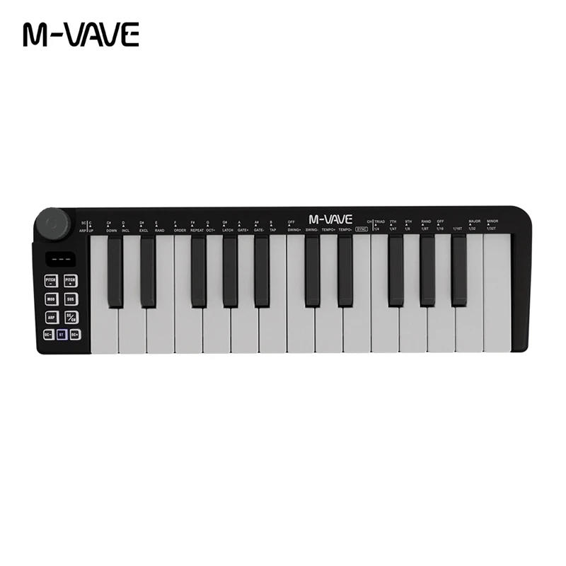 M-valve SMK-25 mini MIDI-клавиатура 25 скоростей поддержка портативного беспроводного