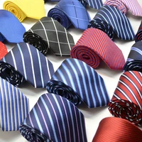 new classic black ties for men silk mens neckties for wedding party business adult neck tie 3 sizes casual solid tie
