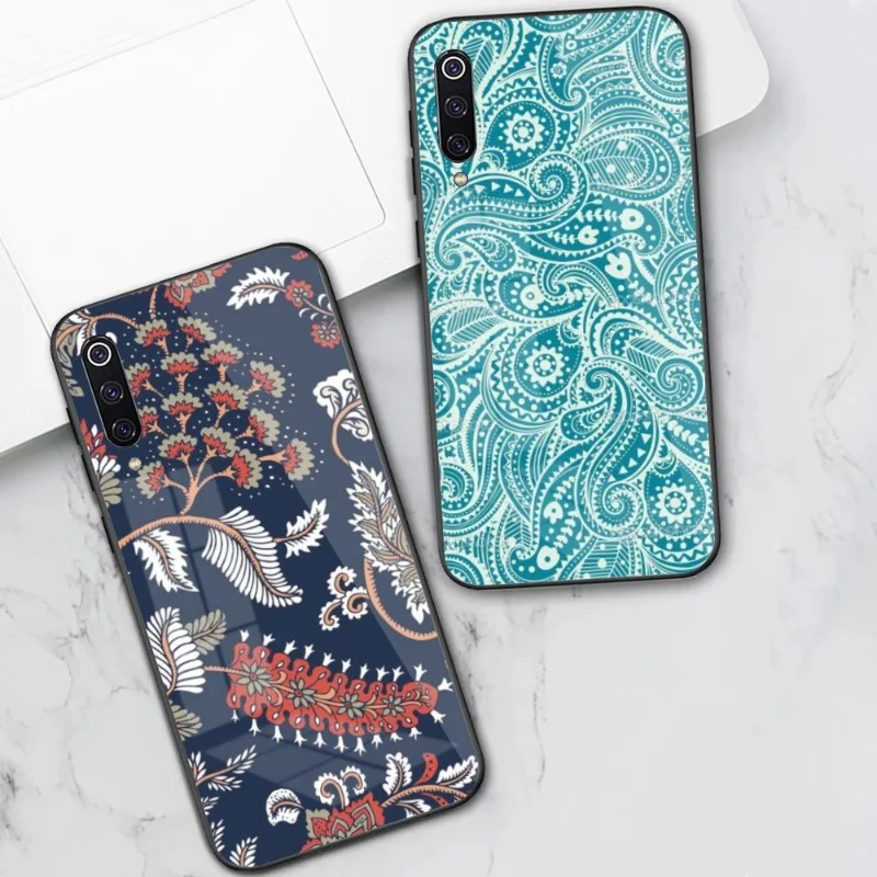 

Beauty Paisley Designs Phone Case for Xiaomi 13 12 11T 10 9 Lite Redmi Note 11 10 10S Pro 9 9A 8 PC Glass Phone Cover Funda