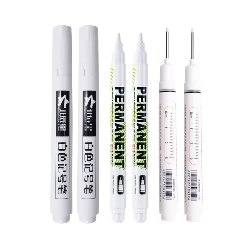 

Белые перманентные маркеры 0,7/1,0/3,0 мм