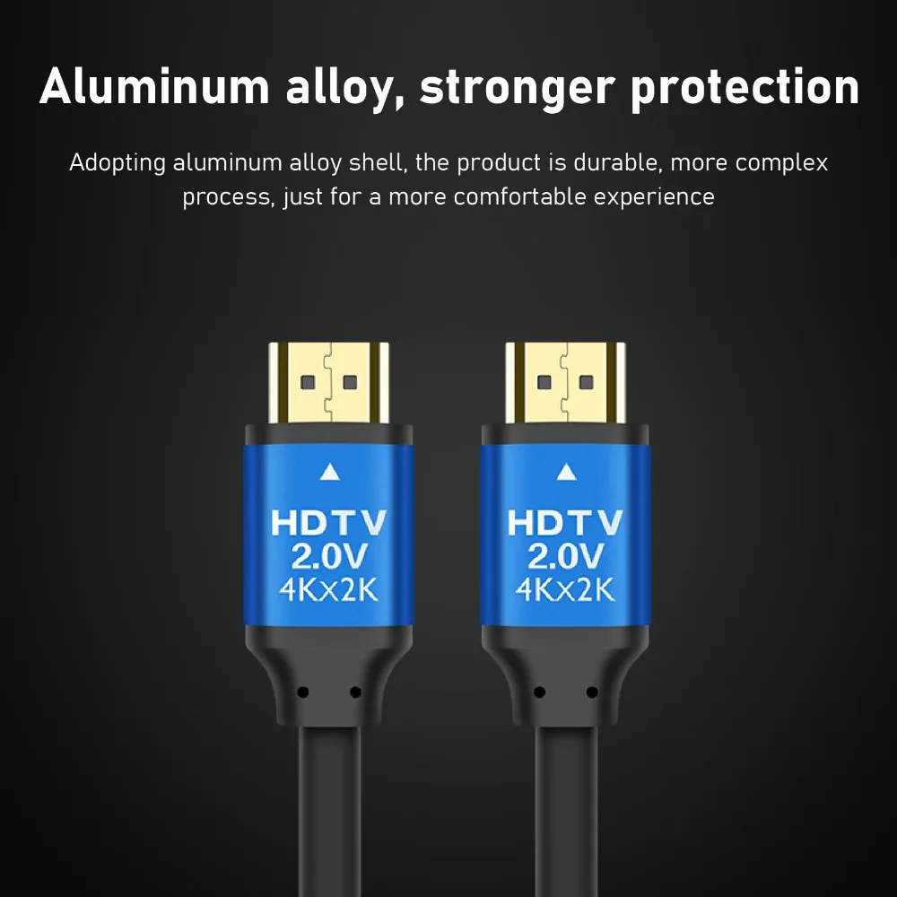 Фото Кабель HDMI 2.0 с защитой от помех, 4Kx2K, для HDTV, Ethernet 2.0V, 4K Ultra HD, для компьютера №3