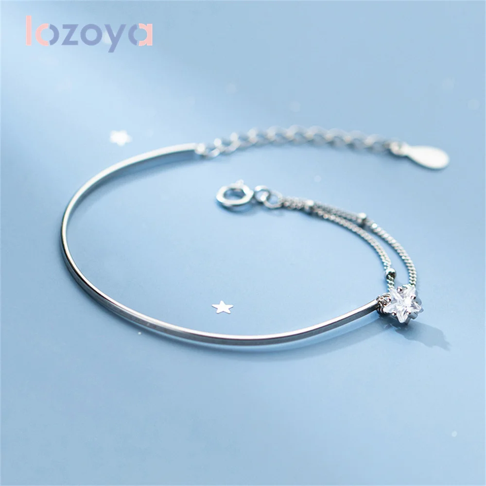 

Женский браслет из серебра 925 пробы, с фианитами