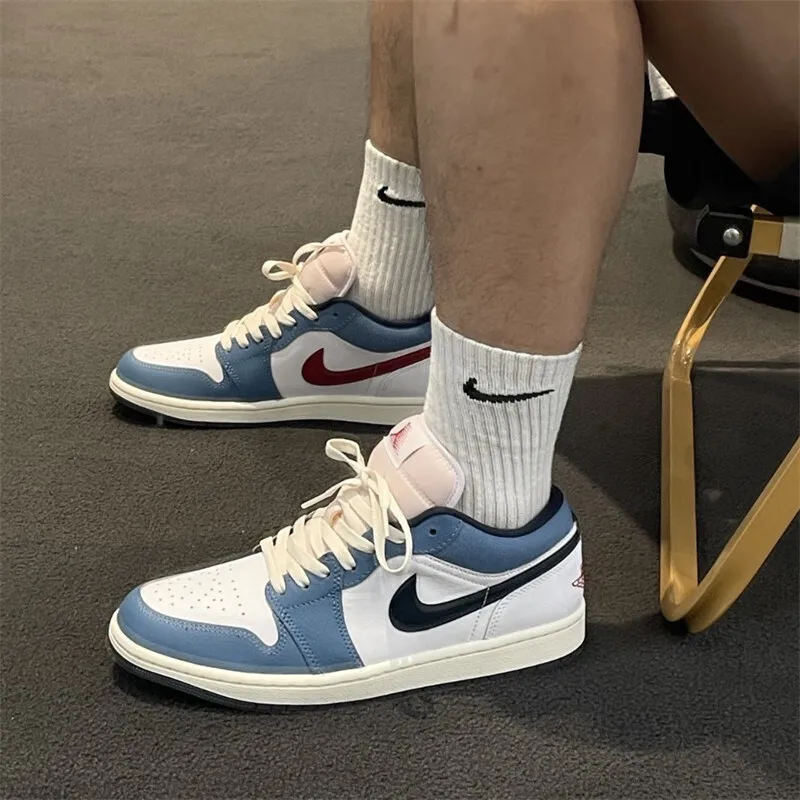 Кроссовки NIKE AIR JORDAN 1 LOW SE AJ1 мужские модная повседневная обувь в стиле ретро для
