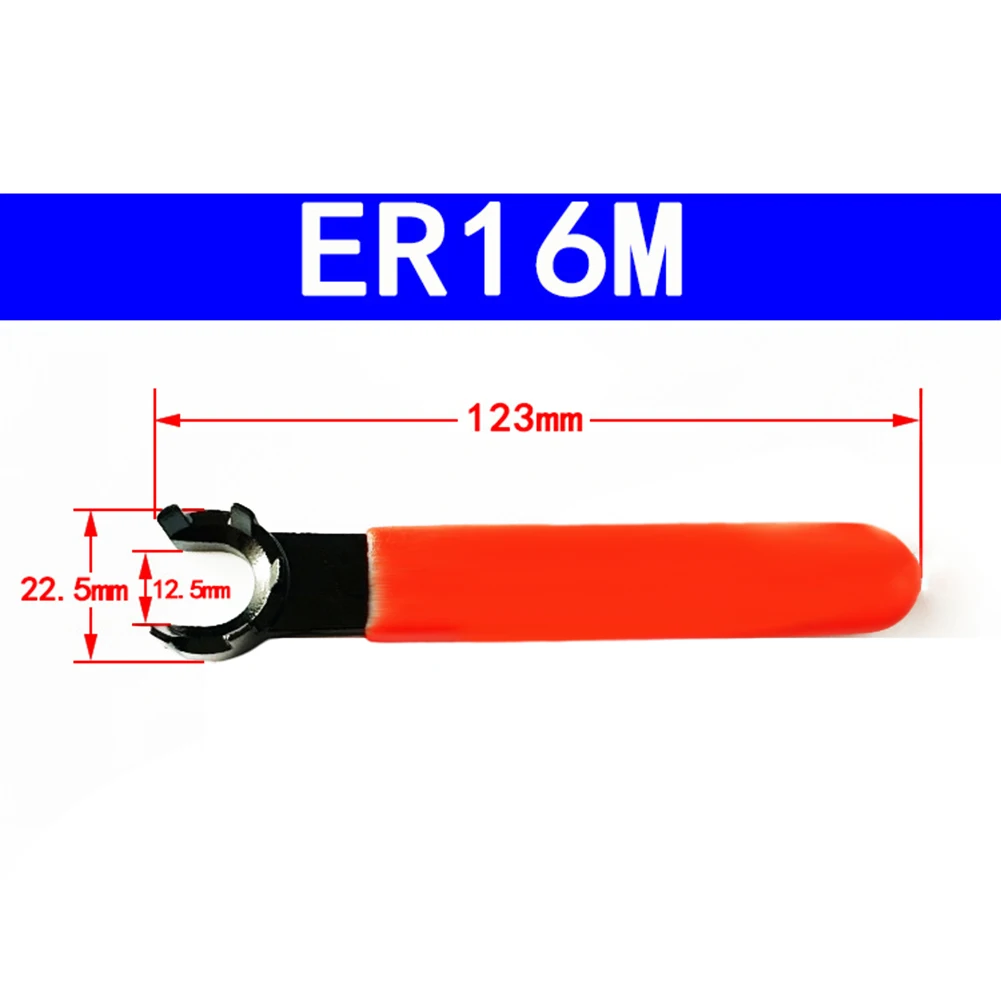 

1pc Collet Chuck Wrench Anti-slip Handle ER8M ER11M ER16M ER20M ER25M Type For CNC Milling Machine Tool