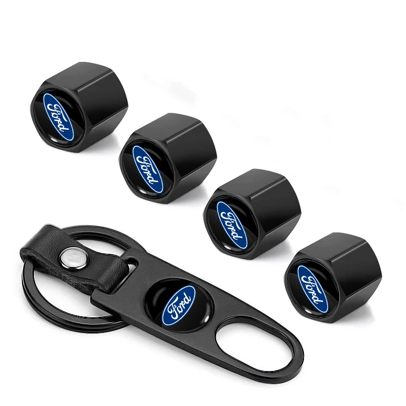 

Автомобильный Стайлинг, брелок для ключей с автоматическими колпачками для клапанов шин для Ford Escape Kuga Mondeo Ecosport Fiesta Focus 2 3 MK1 MK2 Fusion
